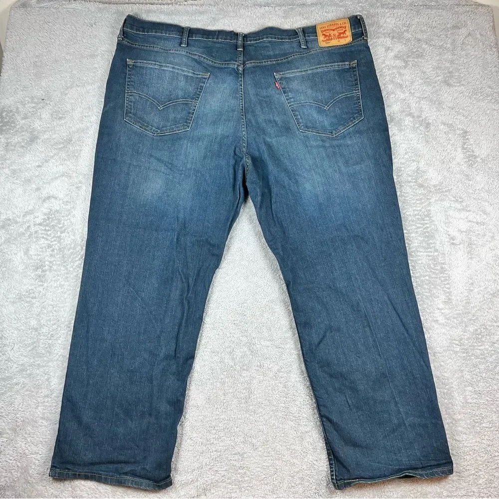 Levis 559 48 x 30 Relaxed Fit Straight Leg Blue‎ Jeans 100% Cotton Medium Wash
